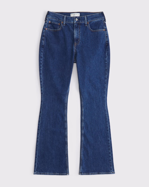 Curve Love Mid Rise Bootcut Jean | Abercrombie & Fitch (US)