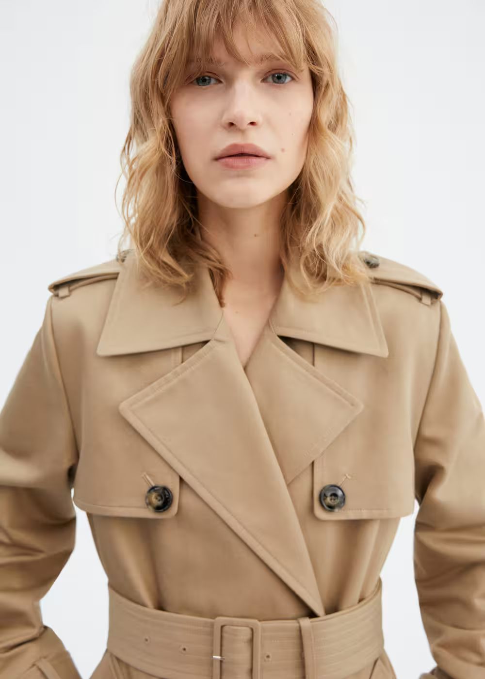 Water-repellent premium trench coat -  Women | Mango United Kingdom | MANGO (UK)