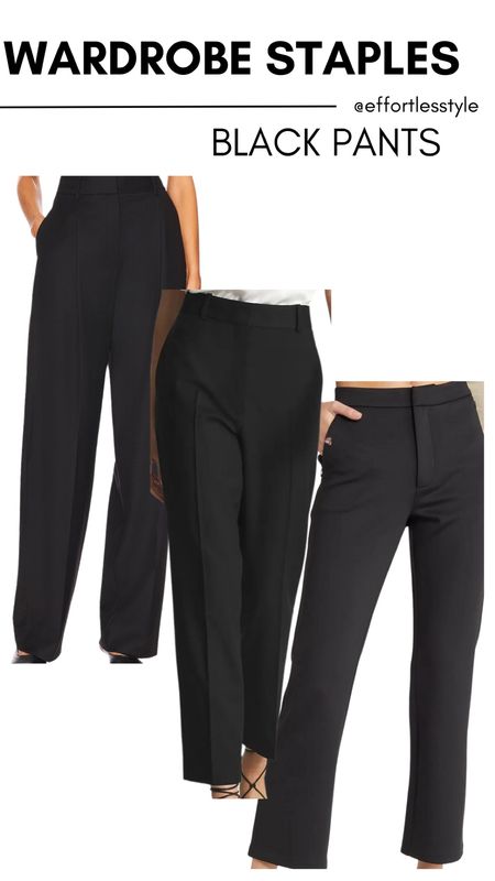 A good pair of black pants is central to all wardrobes.  Here are a few we love 🖤🖤🖤

#LTKworkwear #LTKstyletip #LTKFind