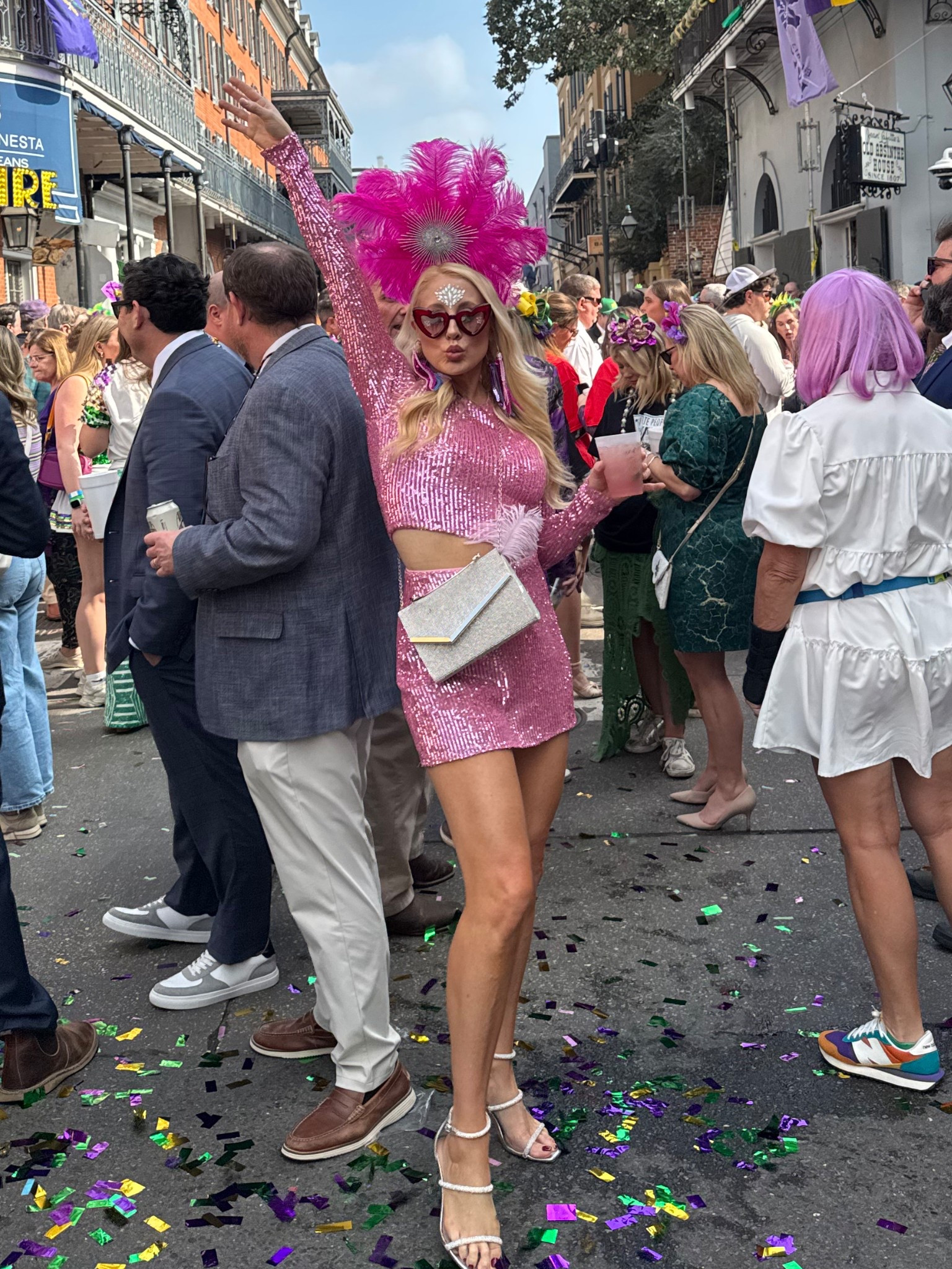 Such a show stopper 🩷 
Showmeyourmumu, two piece set, sequins 

#LTKValentine #LTKOver40 #LTKdayinmylife