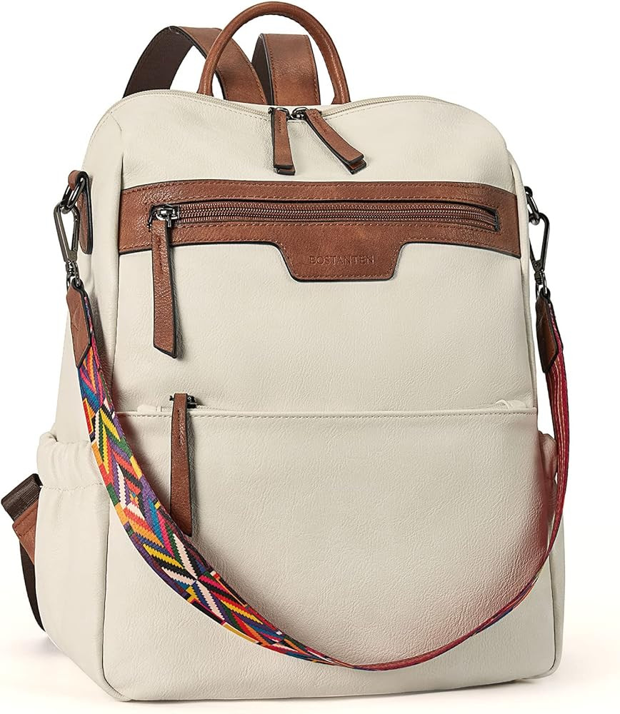 Backpack Purse for Women Fashion Designer Travel Backpack Leather Convertible Shoulder Bags Casua... | Amazon (US)