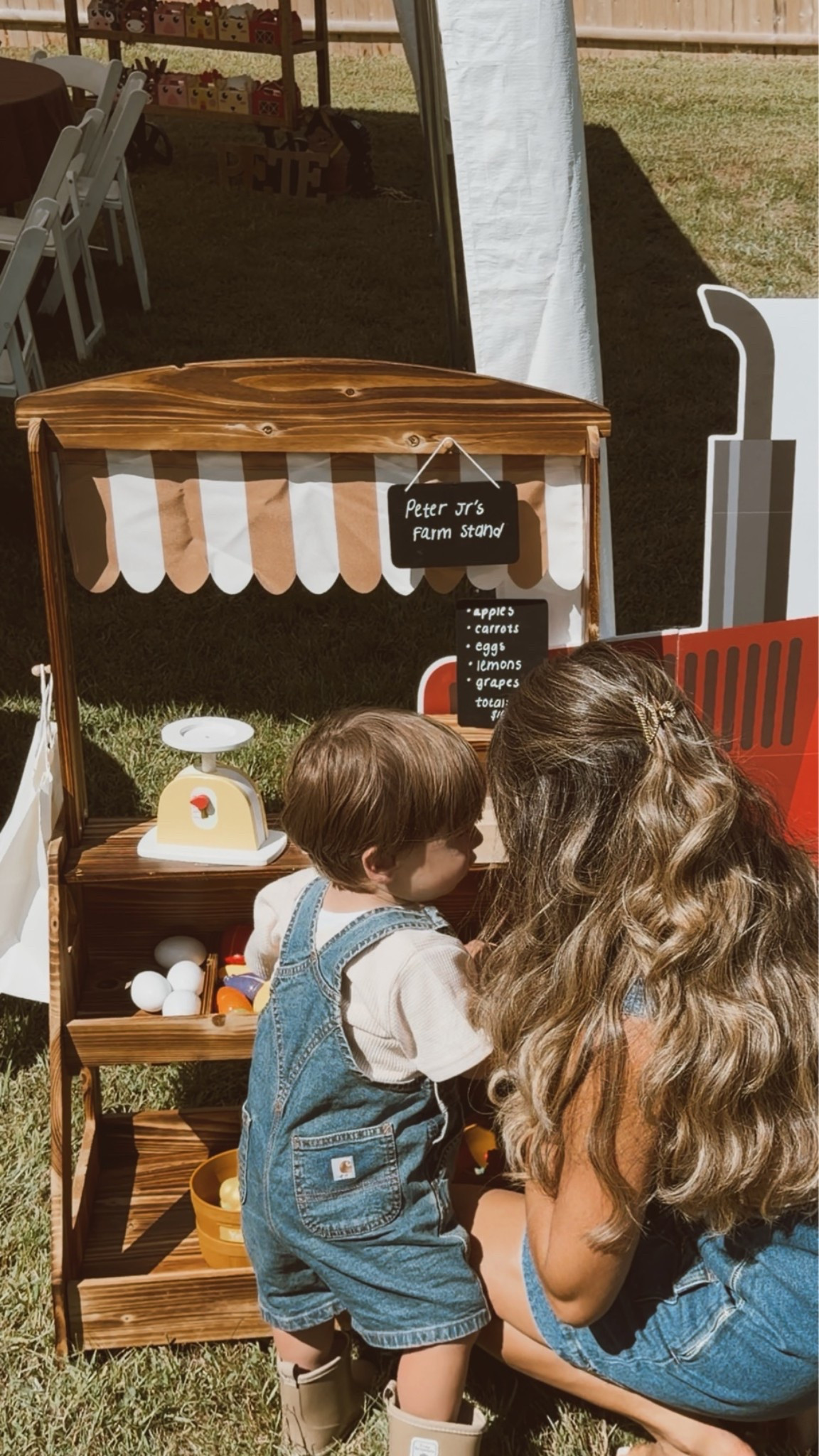 Farm stand perfect for toddlers! This was a hit at our sons birthday

#LTKBaby #LTKKids #LTKmomlife