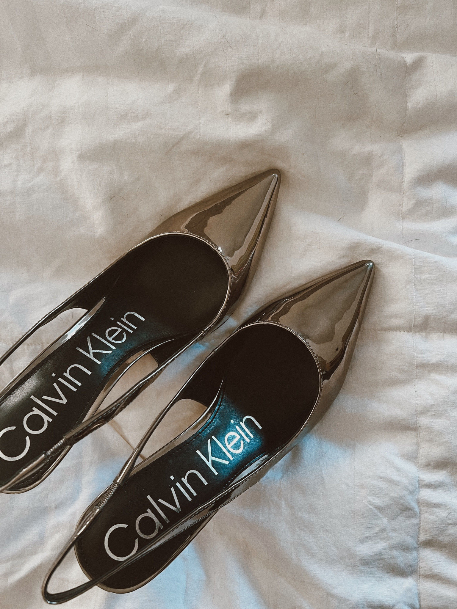 These pewter heels for fall are just 🩶🤌🏽. Can’t wait to pair these with an all black look, a work look with wide leg pants or a chic slipdress for a date night - And they’re super comfy! 

#LTKStyleTip #LTKWorkwear #LTKFallSale