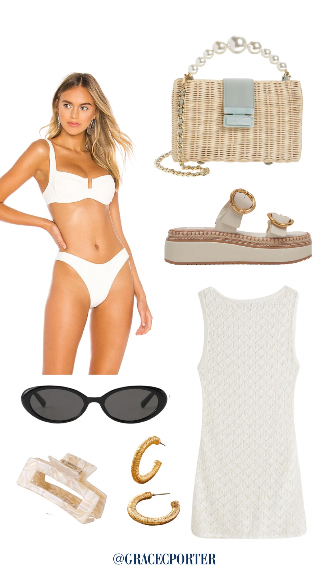 spring break outfit inspo!!! it’s giving summer in the Hamptons🤍🕶️✨📸 perfect for a beach dayy

#LTKstyletip #LTKSeasonal #LTKswim