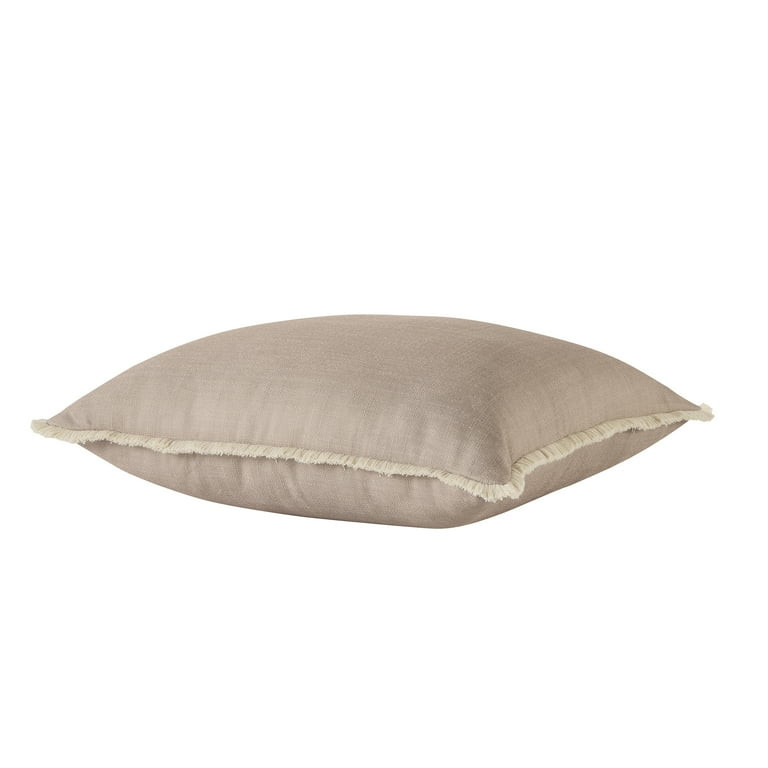 My Texas House Tan Fringe 18" x 18" Outdoor Pillow | Walmart (US)