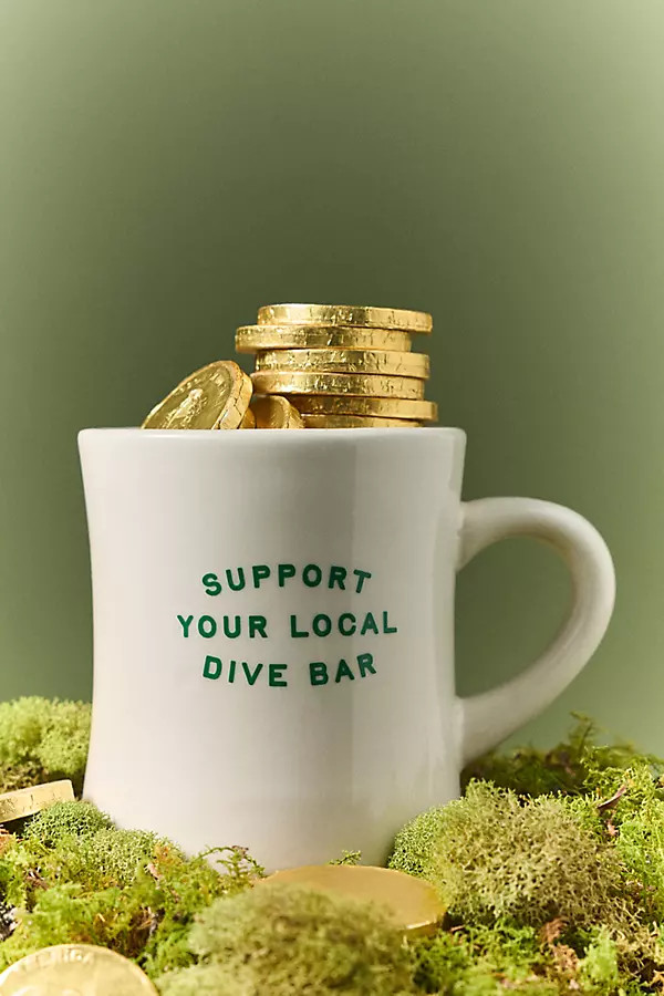 Alice & Wonder Support Your Local Stoneware Mug | Anthropologie (US)