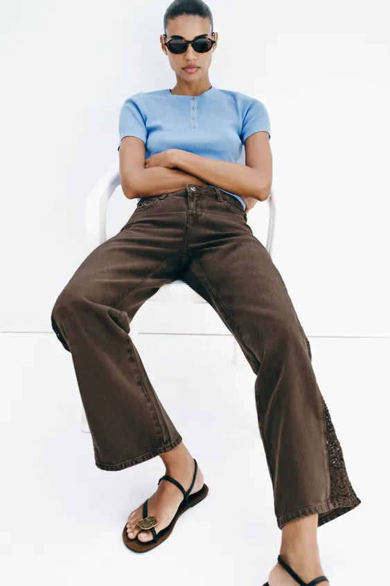 Z1975 HIGH WAIST WIDE LEG JEANS | Zara US