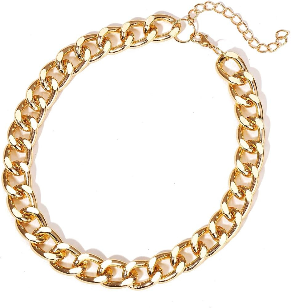 Latest Stylish Multilayer Metal Chain Pendant Necklace for Women, 1, Metal, No Gemstone | Amazon (US)