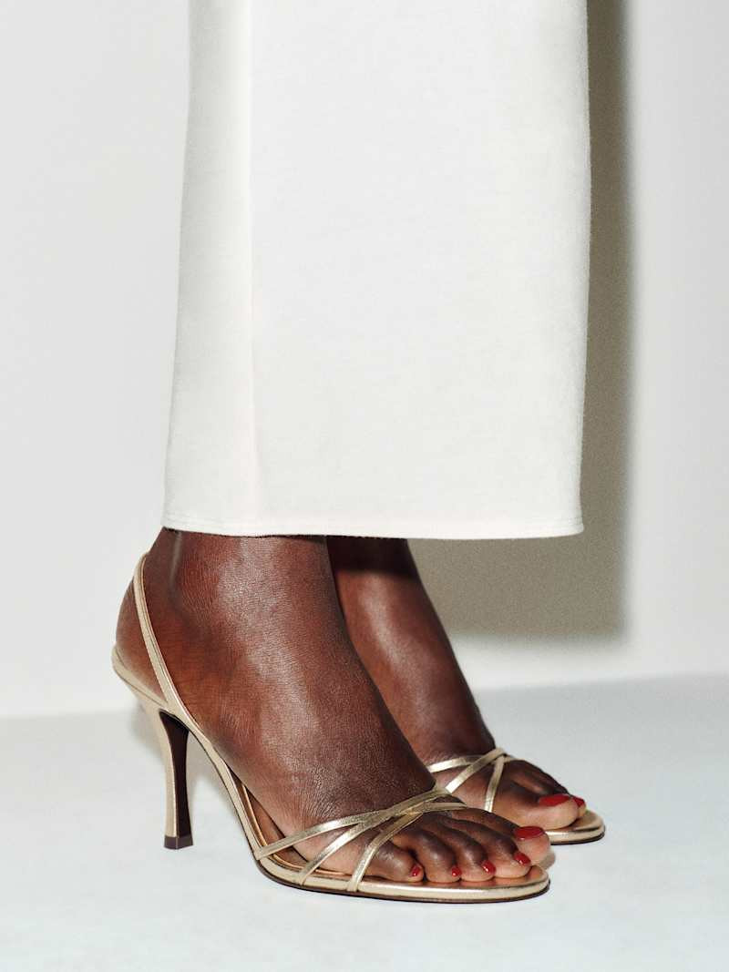 Reformation Nash Heeled Sandal Purple 6 | Reformation (Global)