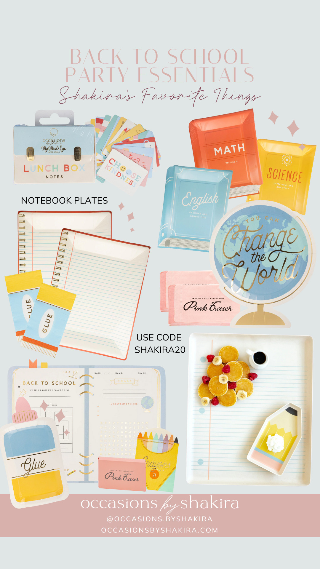 Back to School Party! USE CODE SHAKIRA20 at checkout 

 

#LTKKids #LTKFamily #LTKParties