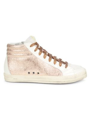 Skate Metallic High-Top Sneakers | Saks Fifth Avenue OFF 5TH