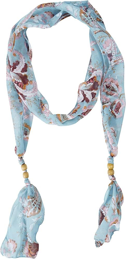 GERINLY Women Skinny Scarf Thin Chiffon Belt Band Long Tie Scarf Bag Handle Wraps | Amazon (US)