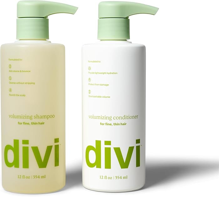 Divi Shampoo and Conditioner Set for Women and Men - Hair Care Duo for All Hair Types, Adds Volum... | Amazon (US)