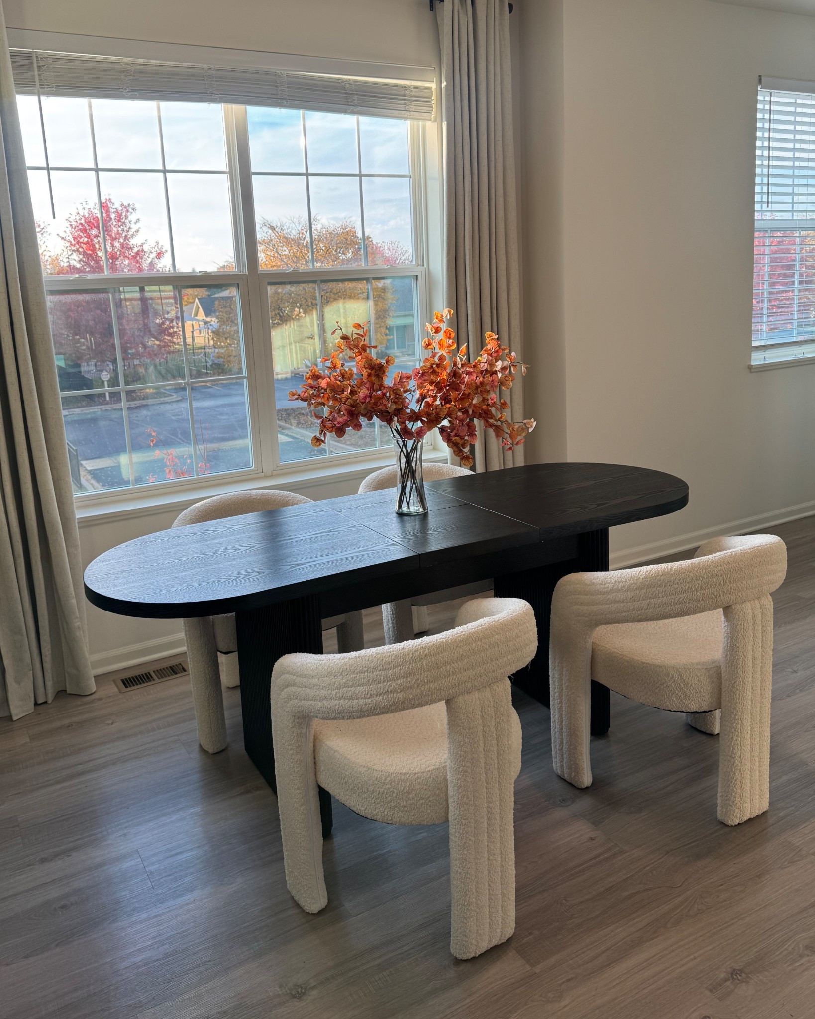 Beautiful Japandi Dining Table and Sherpa Chairs from Homary!

#LTKHome