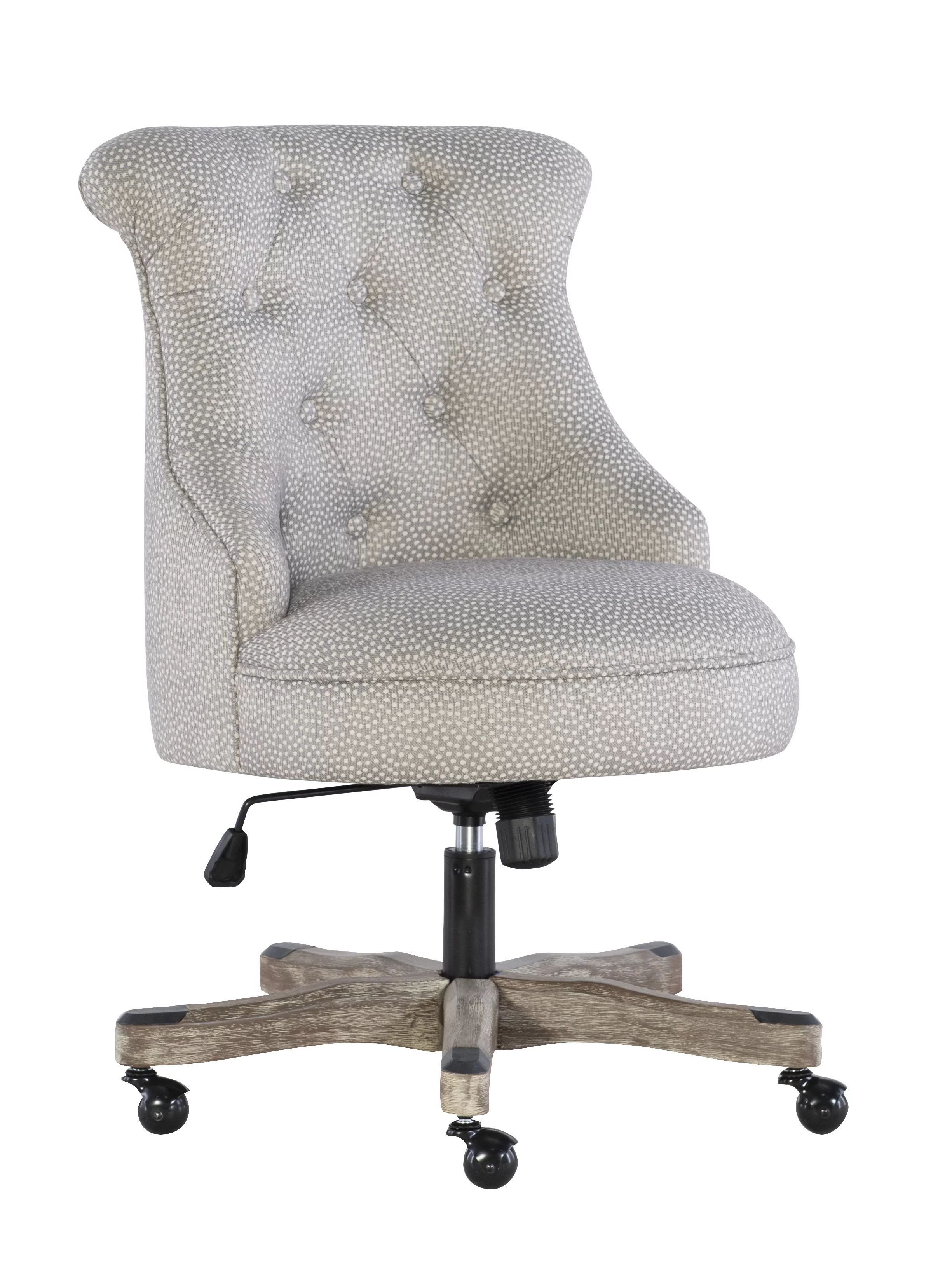 Linon Sinclair Manager's Chair with Adjustable Height & Swivel, 275 lb. Capacity, Light Gray | Walmart (US)