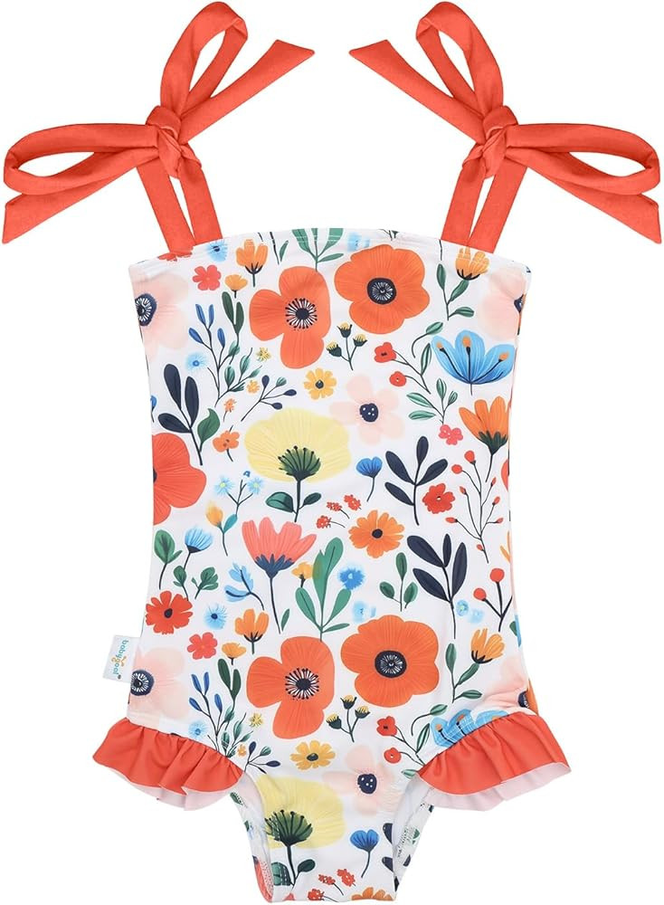 babygoal Baby Toddler Girl Swimsuit One Piece, Baby Ruffle Swimwear Summer Beach Bathing Suit 9M-... | Amazon (US)