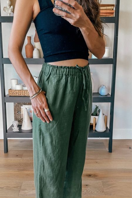 Lightweight linen pants are on sale! They come in seven colors, but I’m obsessed with this shade of green for summer. 

summer fashion | j crew 

#LTKtravel #LTKfindsunder100