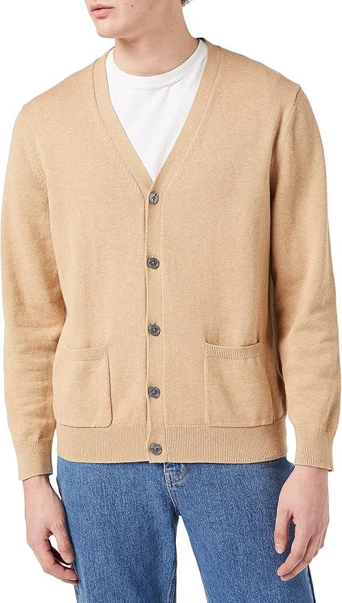 Amazon Essentials Men's Cotton Cardigan Sweater | Amazon (US)