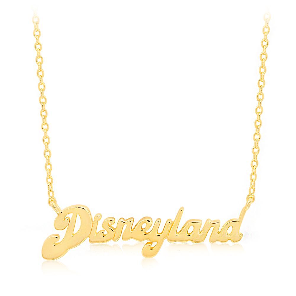 Disneyland Yellow Gold Necklace by CRISLU | Disney Store