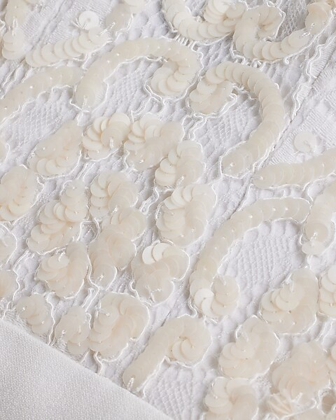 Bridal Sequin Embellished Jumpsuit | Express