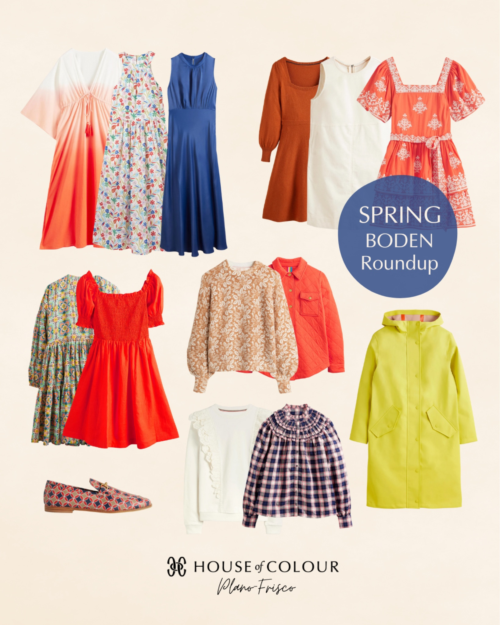 Boden roundup for House of Colour Springs 🌷

The frilled high neck shirt goes well with HOC lipstick no. 691. I have this shirt and love it!

The square neck knitted dress in “copper” is bright enough to work as Spring’s terracotta and would pair well with 308 lipstick!

The “Square Neck Rara” dress is coming with me on my next warm-weather vacay! 

#LTKtravel #LTKfamily #LTKfit