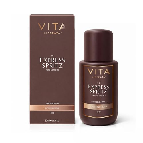 VITA LIBERATA The Express Spritz 200ml | Rapid Fake Tan Spray for the Body with Customisable Deve... | Amazon (UK)