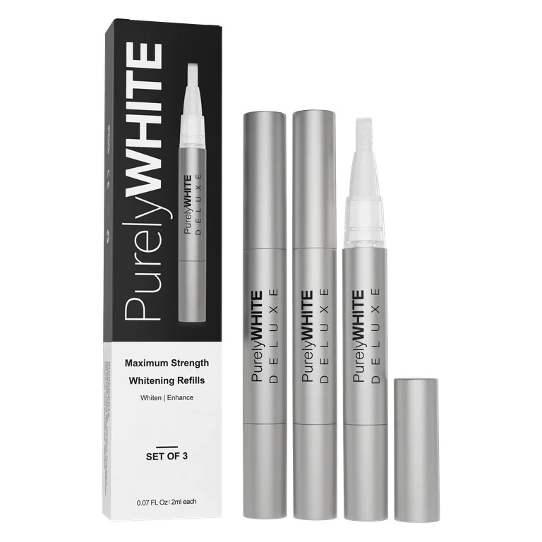 PurelyWHITE DELUXE Whitening Kit Refills, Maintain Your Beautiful Smile, Teeth Whitening Results ... | Walmart (US)