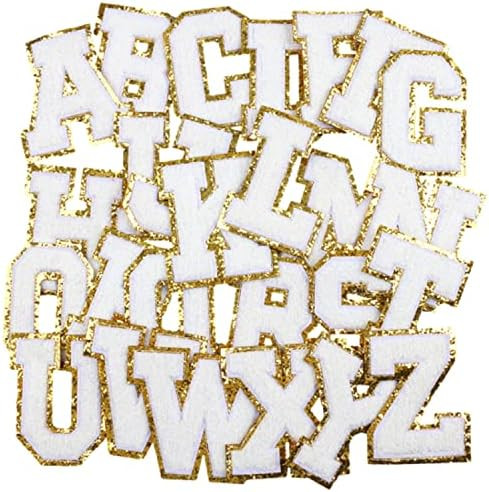 Amazon.com: Ebateck Chenille Letter Patches Iron On, Varsity Letters Patch for Clothing Jacket En... | Amazon (US)