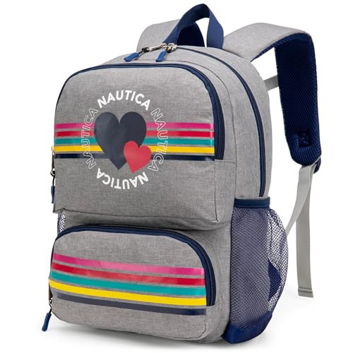 Nautica Backpack for Kids | Kindergarten, Elementary Children Backpack | 16" Tall | Hearts | Amazon (US)