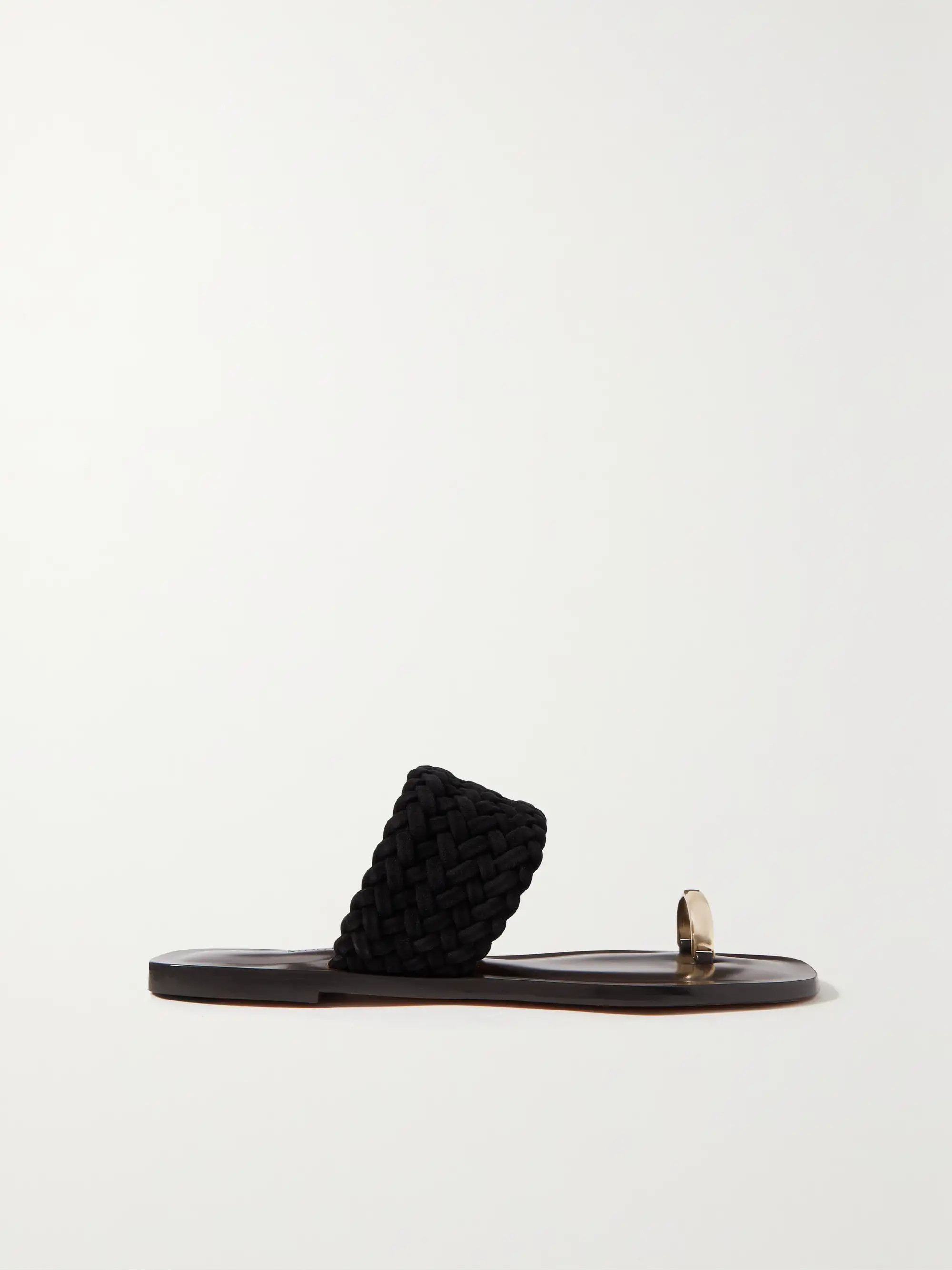 Agnes woven suede sandals | NET-A-PORTER (US)
