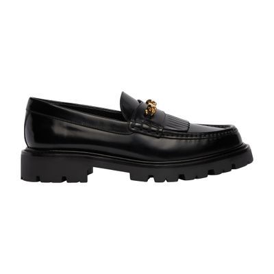 Margaret chunky loafer with fringes and Triomphe chain in polished bullskin | 24S (APAC/EU)