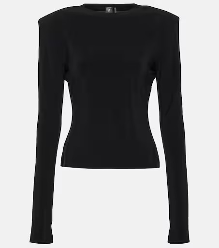 Shoulder pad jersey top | Mytheresa (US/CA)