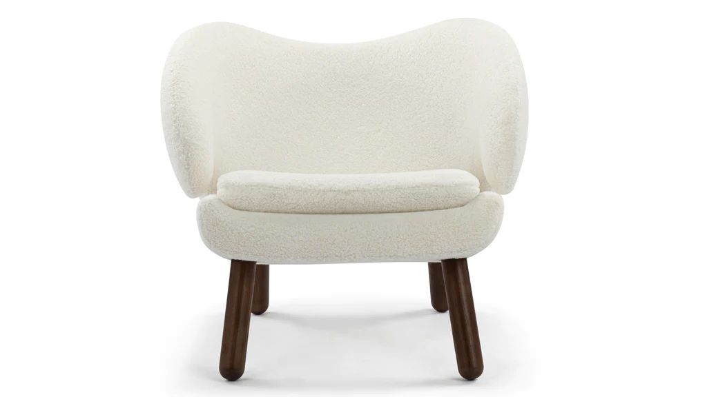 Pelican Chair - Pelican Chair, White Sherpa | Interior Icons