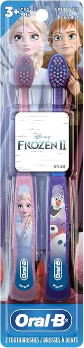 Oral-B Kid's Toothbrush featuring Disney's Frozen II, Soft Bristles, for Children and Toddlers 3+... | Amazon (CA)