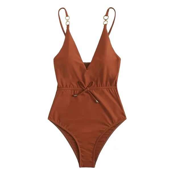 EINCcm Monokini Swimsuits for Women, Tummy Control Swimsuits for Women, Women Bandage Splicing On... | Walmart (US)