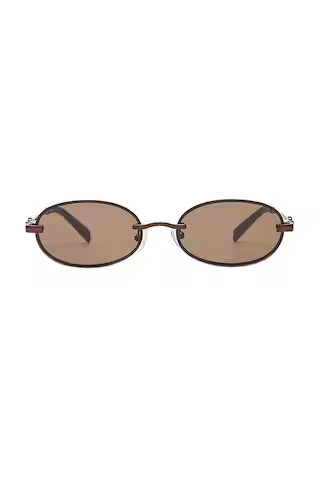 Luv Lou Jean Sunglasses in Bronze & Brown Mono from Revolve.com | Revolve Clothing (Global)