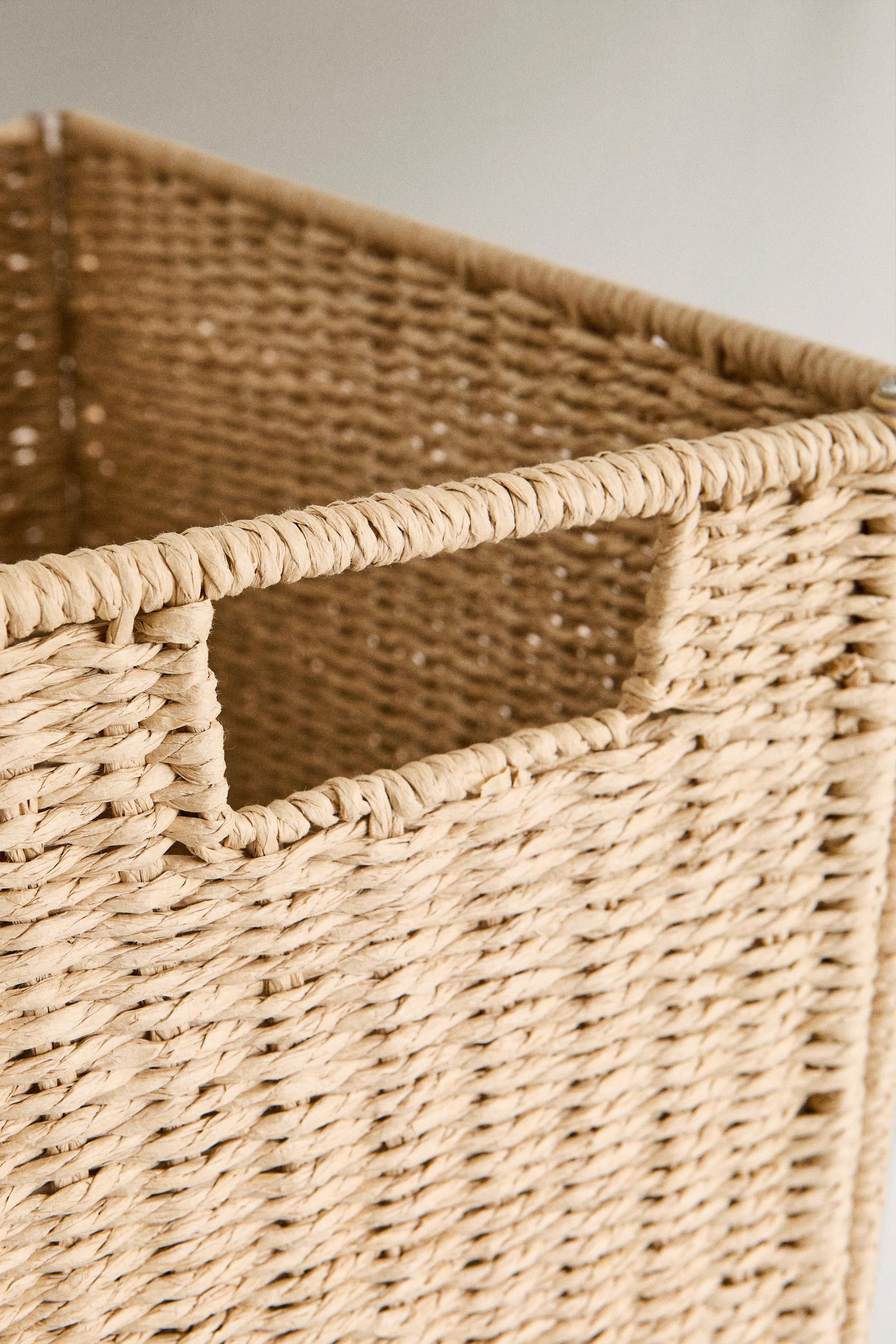 FABRIC-LINED LAUNDRY BASKET | Zara US