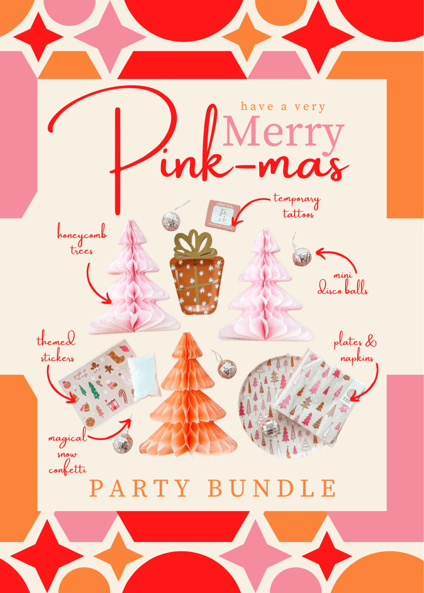 Pink Christmas merry Christmas #pink #christmas #christmasparty #party #partyinabox #partydecor #holidayparty #holidaytime #christmasdecor #kidsparty #kidspartyideas #discoballs #temporarytattos #stickers #stockingstuffers #gifts #giftideas #host #hostess #hostgifts #giftsforhostess #partytheme #pinkparty

#LTKparties #LTKHoliday #LTKSeasonal