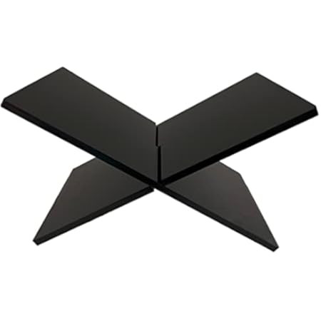 Red Co. Transparent Grey Acrylic Book Holder 2 Piece Reading Stand for Open and Closed Books, Mag... | Amazon (US)