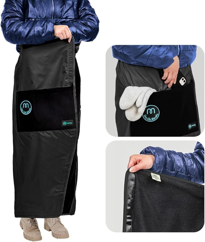 Mozy Wearable & Weatherproof Outdoor Blanket – Lower-Body Thermal Wrap for Superior Warmth | Amazon (US)