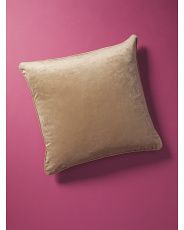 Made In Usa 20x20 Solid Velvet Pillow | HomeGoods