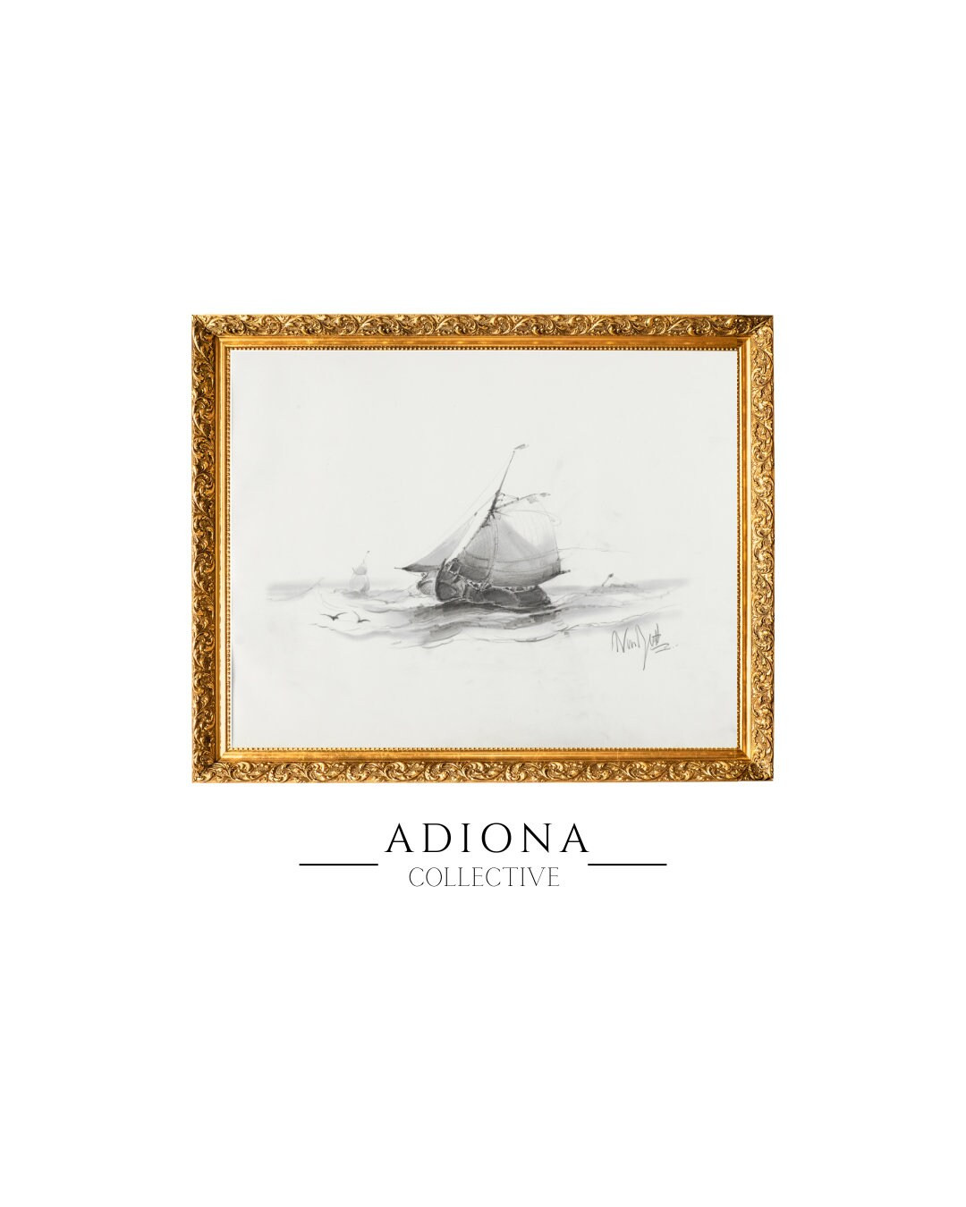 Sailing Boat Sketch Vintage Boat Sketch Nautical Art Vintage Sketch Vintage Artwork Printable Art... | Etsy (US)