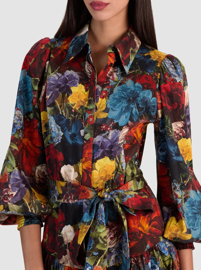 LILY MINI SHIRT DRESS | Alice + Olivia