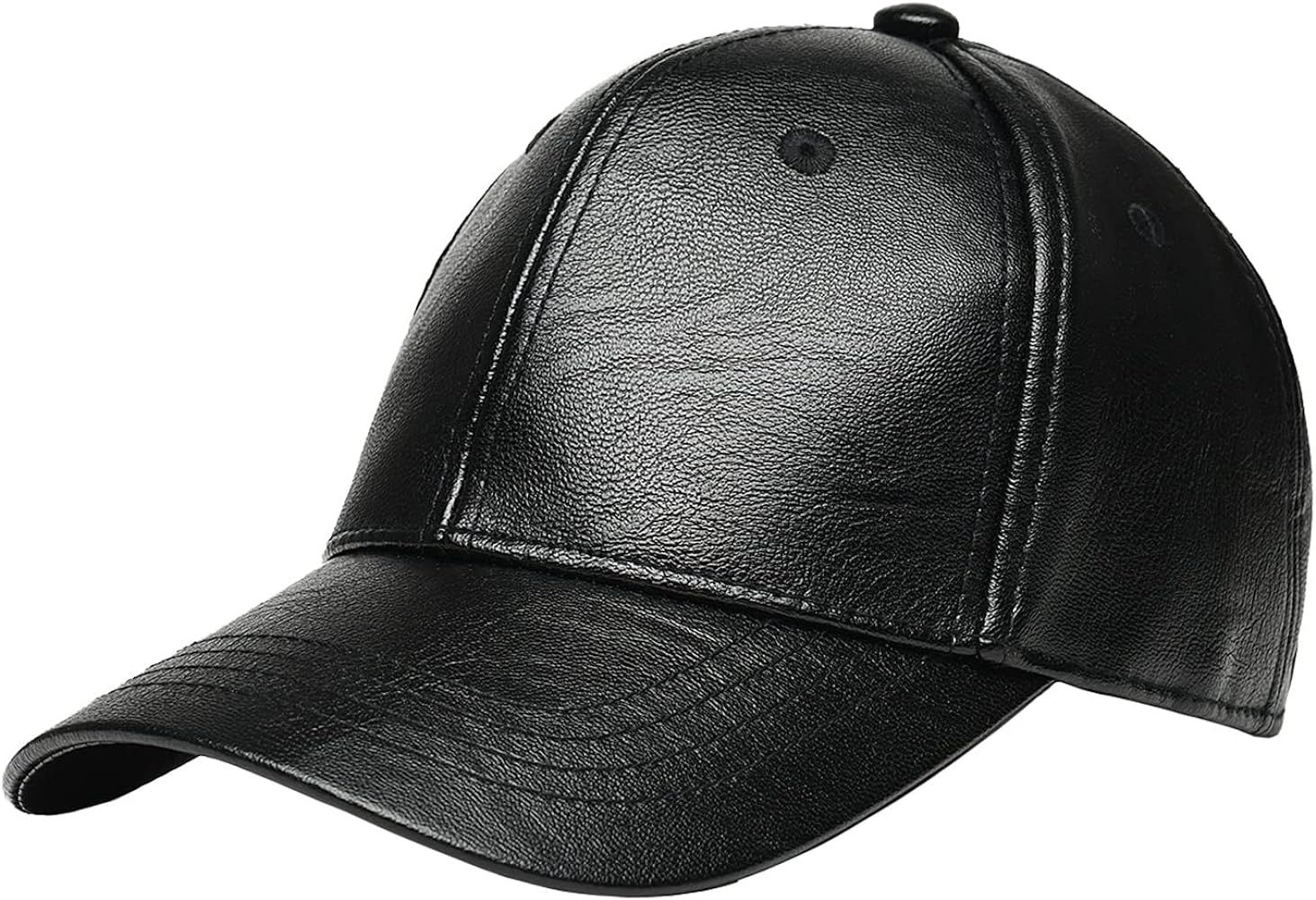 FREEBIRD99 Men's PU Leather Adjustable Winter Warm Baseball Cap Dad Hat | Amazon (CA)