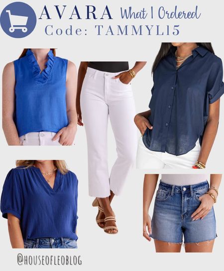 Avara code: tammyL15. White jeans, white denim, denim shorts 

#LTKFindsUnder100 #LTKFindsUnder50 #LTKSaleAlert