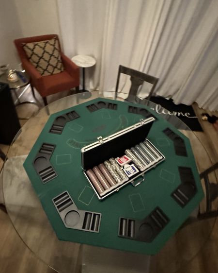 Winner, winner chicken dinner! It’s my 40th birthday on Friday and my friends and I love playing blackjack so I decided to get a table from Amazon and make it feel like we’re in a casino but even better since we’ll be in my beautiful home celebrating the people I love. 🎂♥️

#LTKhome #LTKGiftGuide #LTKparties