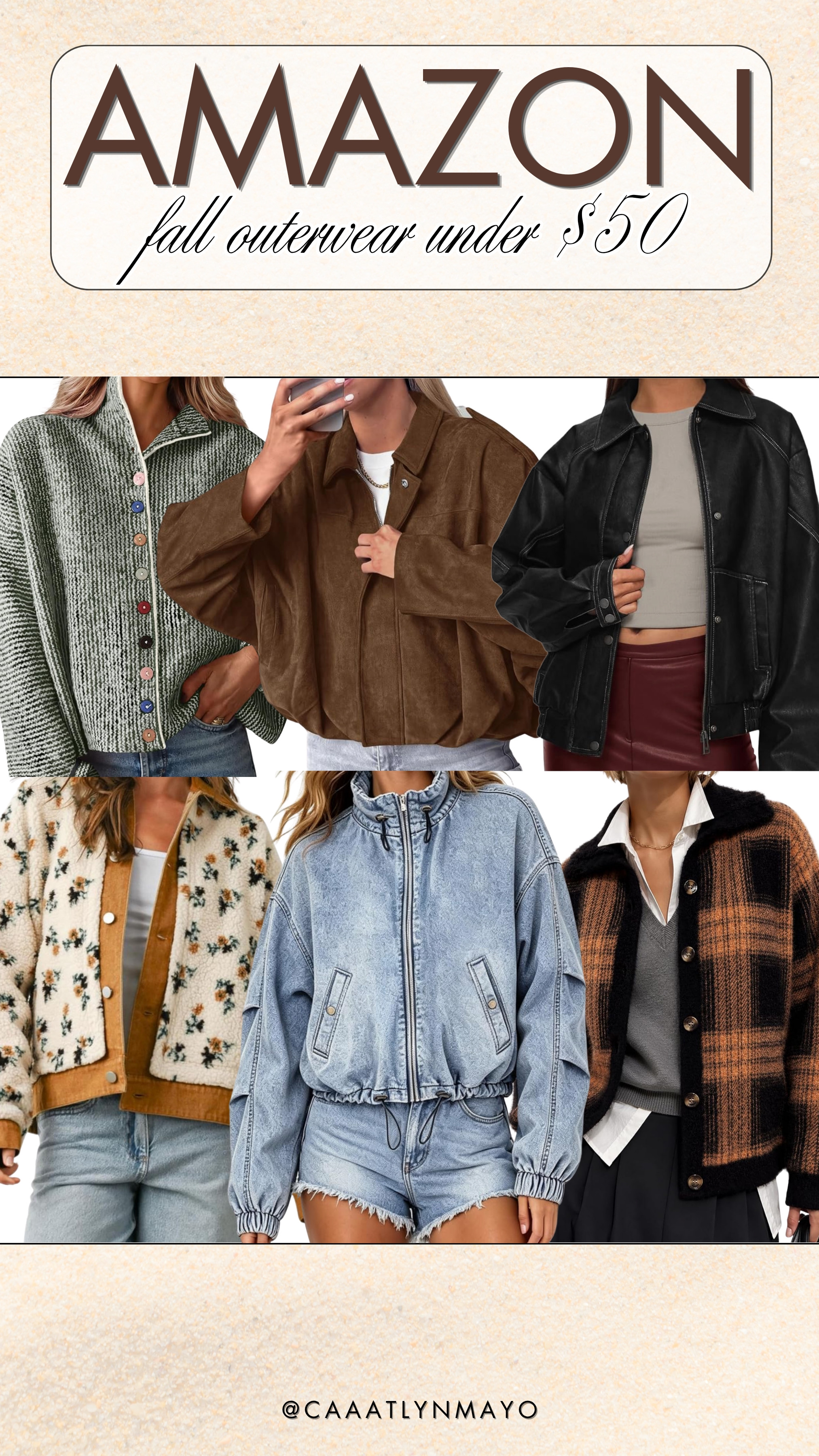 New fall outerwear under $50 from Amazon! Cozy jackets to keep you stylish. #fallfashion #amazonfinds

#LTKgrwm #LTKootd #LTKSeasonal