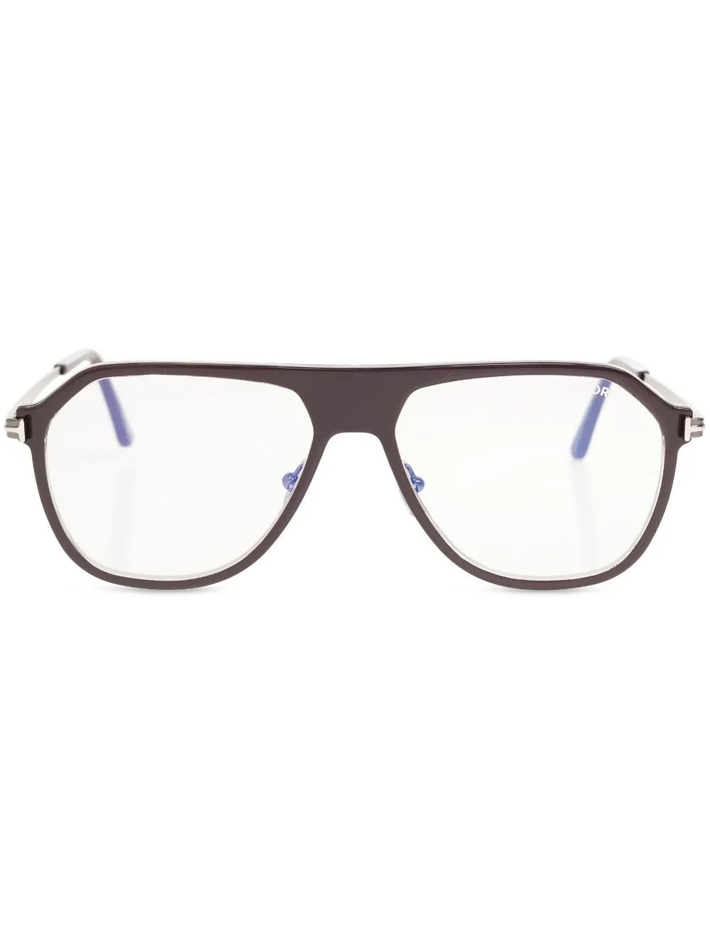 TOM FORD Eyewear pilot-frame Glasses | Brown | FARFETCH | Farfetch Global
