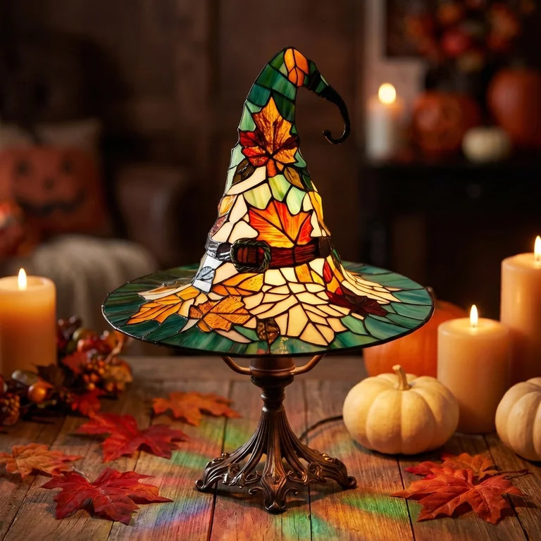 Halloween Decor Witch Hat Lamp, LED Halloween Night Light, Halloween Decorations Indoor, Witchy D... | Walmart (US)