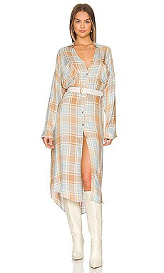 Show Me Your Mumu Leo Button Down Tunic in Georgetown Plaid from Revolve.com | Revolve Clothing (Global)